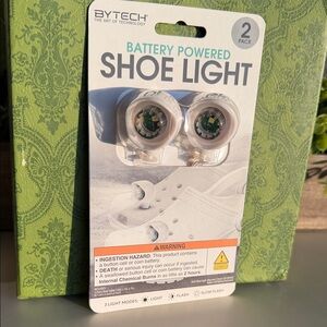 BYTECH Battery Powered Shoe Light (White) - 2 Pack